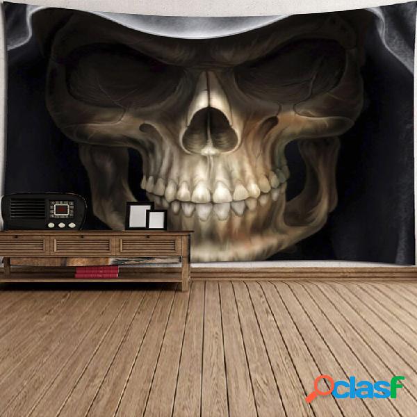 Cartoon Skull Stampato Wall Hanging Arazzo Halloween Home