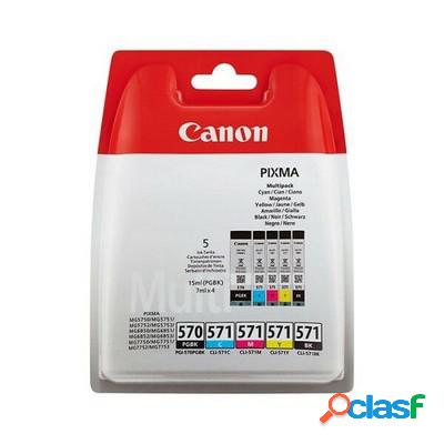 Cartuccia Canon 0372C004AA Multipack PGI-570 + CLI-571
