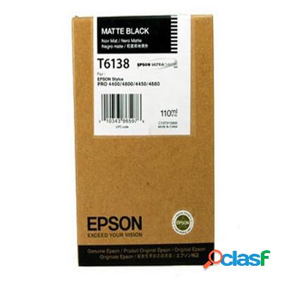 Cartuccia Epson C13T613800 originale NERO OPACO