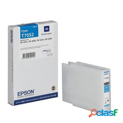 Cartuccia Epson C13T755240 originale CIANO