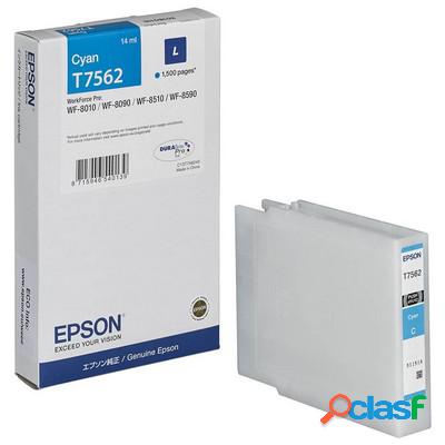 Cartuccia Epson C13T756240 originale CIANO