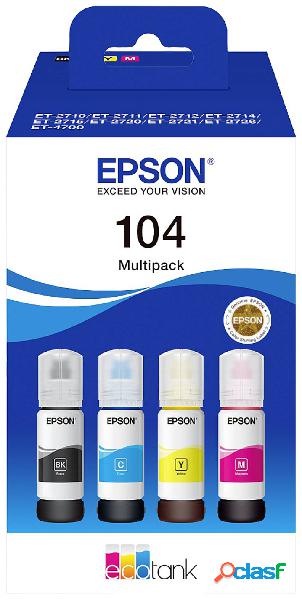 Cartuccia Epson Originale 104 EcoTank Multipack Imballo