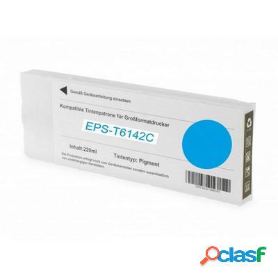 Cartuccia Epson T6142 C13T614200 compatibile CIANO