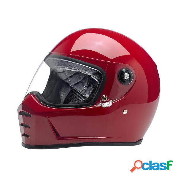 Casco moto integrale Biltwell Lane Splitter rosso