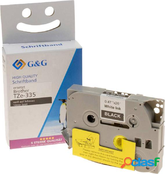 Cassetta nastro G&G 15558 Compatibile sostituisce Brother