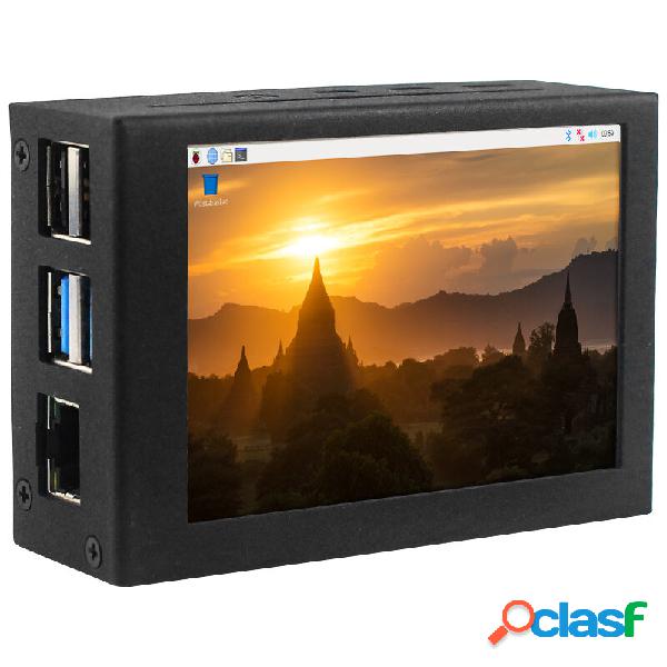 Catda® Raspberry Pi 4B 2G 4G 8G Custodia in metallo con