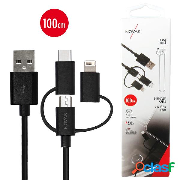 Cavo 3 in 1 - USB Fast Charge