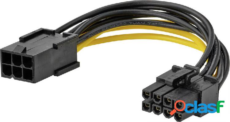 Cavo Alimentazione Akasa [1x Spina PCIe 6 poli - 1x Spina