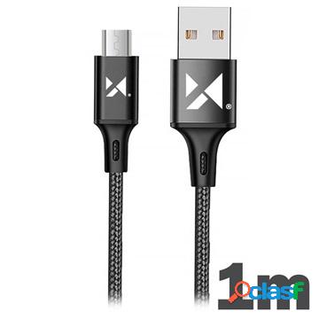 Cavo Dati e Ricarica Wozinsky - USB-A/MicroUSB - 1m - Nero