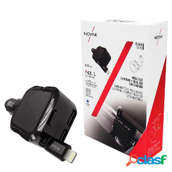 Cavo ricarica 12V Lightning Avvolgibile