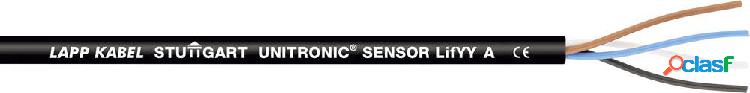 Cavo sensore UNITRONIC® SENSOR LifYY A 4 x 0.25 mm² Nero
