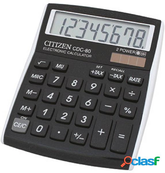 Citizen Office CDC 80 Calcolatrice da tavolo Nero Display