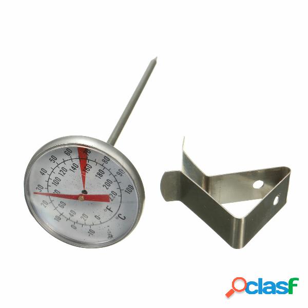Clip On Metal Dial Food Termometro Gauge -10-100 ℃ per
