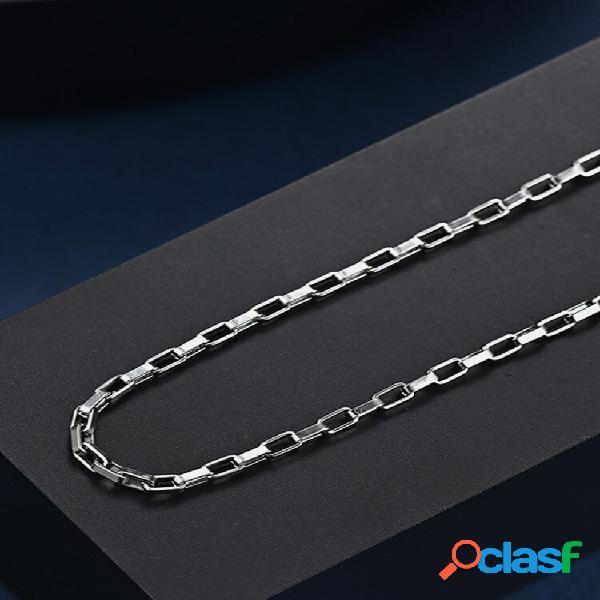 Collana in acciaio inossidabile a forma di catena patchwork