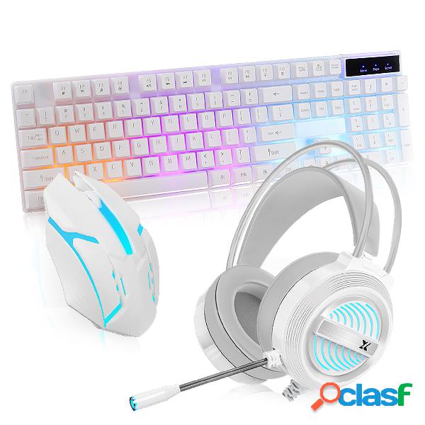 Combo tastiera e mouse da gioco 3 pezzi 104 tasti RGB