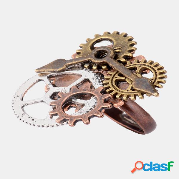 Componenti di ingranaggi vintage e puntatore dellorologio
