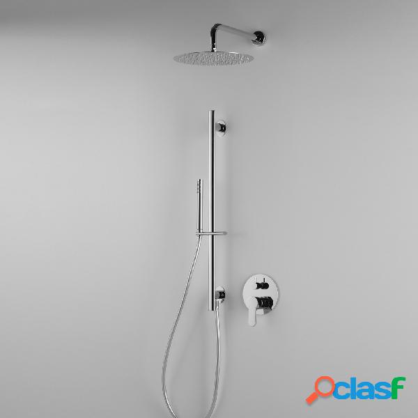 Composizione doccia ARES consoffione diametro 400 mm,