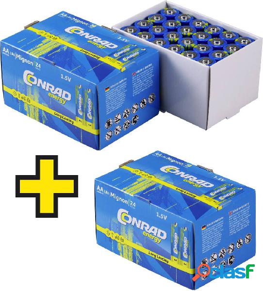 Conrad energy Batteria Stilo (AA) Alcalina/manganese 1.5 V