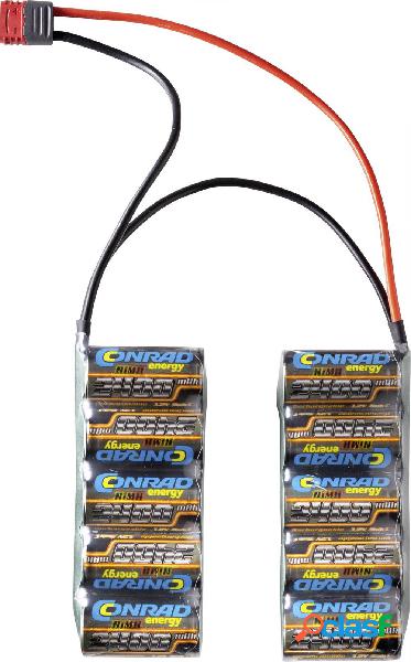 Conrad energy Batteria ricaricabile NiMh 12 V 2400 mAh