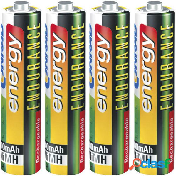 Conrad energy Endurance HR03 Batteria ricaricabile Ministilo