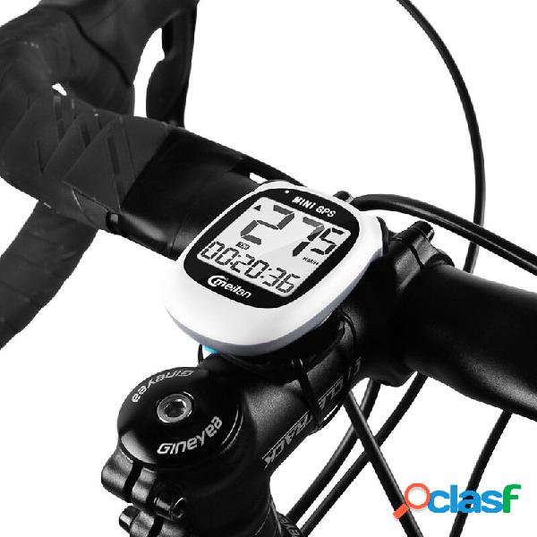 Contachilometri senza fili per bici ricaricabile GPS da 1.6
