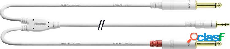 Cordial Audio Cavo adattatore [1x Spina jack da 3.5 mm - 2x