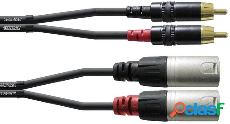 Cordial CFU 3 MC Audio Cavo adattatore [2x Spina XLR - 2x