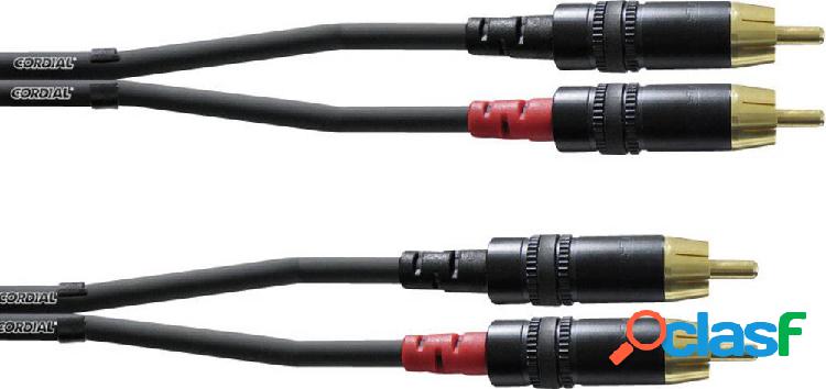 Cordial CFU 6 CC Audio Cavo adattatore [2x Spina RCA - 2x