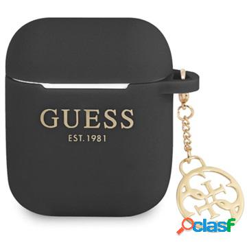 Cover in Silicone Guess 4G Charm per AirPods / AirPods 2 -