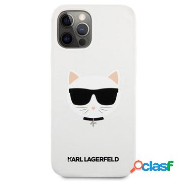 Cover in Silicone Karl Lagerfeld Choupette per iPhone 12 Pro