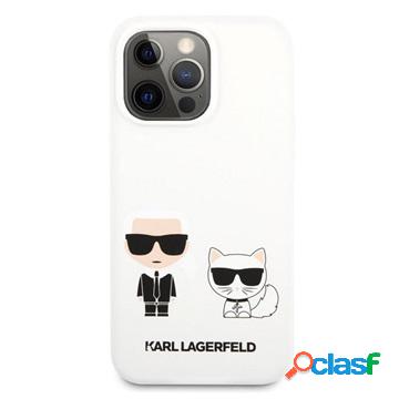 Cover in Silicone Karl Lagerfeld Karl & Choupette per iPhone