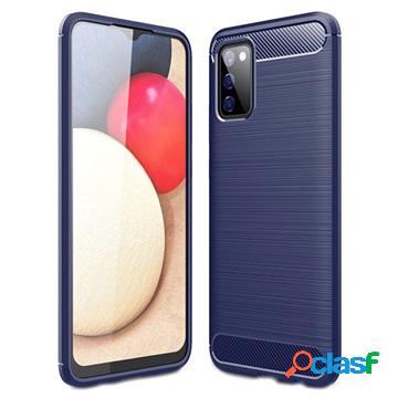 Cover in TPU Effetto Spazzolato per Samsung Galaxy A02s -