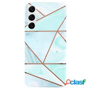 Cover in TPU Marble Pattern per Samsung Galaxy S22 5G -