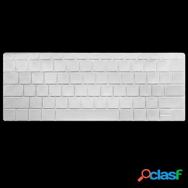 Cover per tastiera in silicone trasparente per laptop 12,5