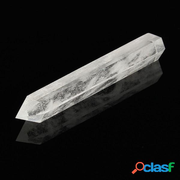 Cristallo healing bacchetta quarzo naturale 16-18cm Rock
