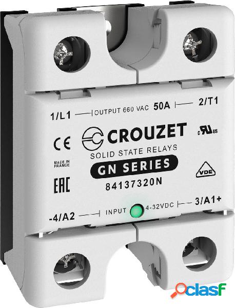 Crouzet Relè a semiconduttore 84137320N 50 A Tens.comm.max: