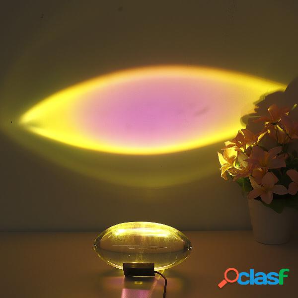 Crystal Sunset Projection lampada Atmosfere di luce notturna