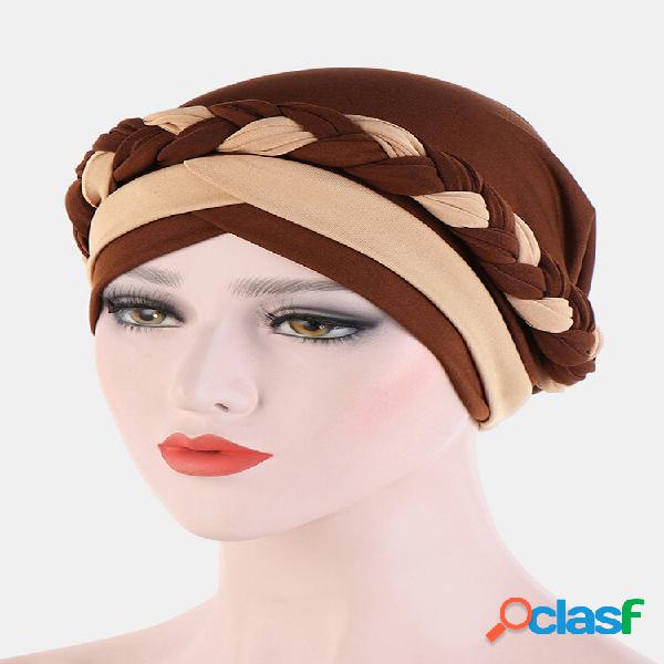 Cuffia in chiffon con cappuccio Louver Beanie Cappello Soft