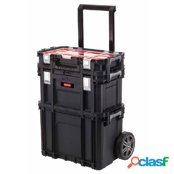 Curver Keter Cassetta Attrezzi con Connect Trolley and
