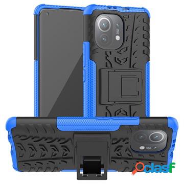 Custodia Ibrida Antiscivolo per Xiaomi Mi 11 Pro - Blu /