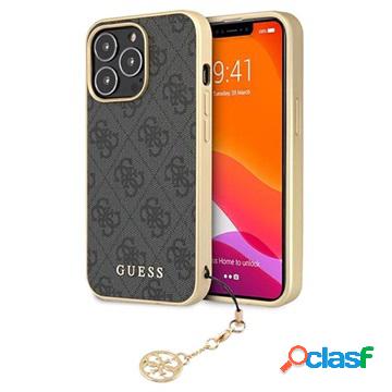 Custodia Ibrida Guess 4G Charms Collection per iPhone 13 Pro