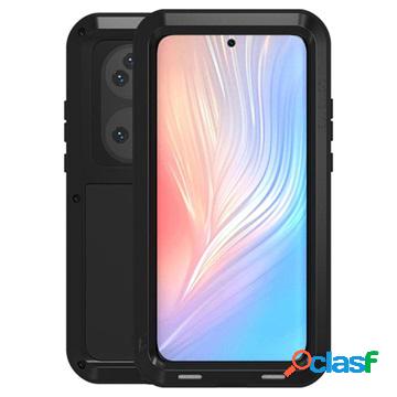Custodia Ibrida Huawei P50 Pro Love Mei Powerful - Nera