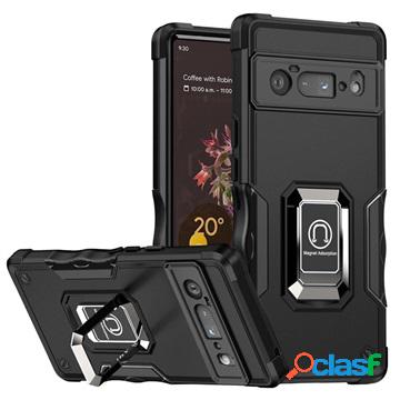 Custodia Ibrida con Supporto Ad Anello per Google Pixel 6