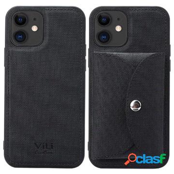 Custodia Vili T con Portafoglio Magnetico per iPhone 12/12