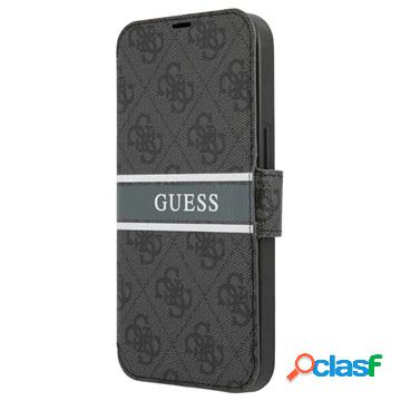 Custodia a Flip Guess 4G Printed Stripe per iPhone 13 Pro