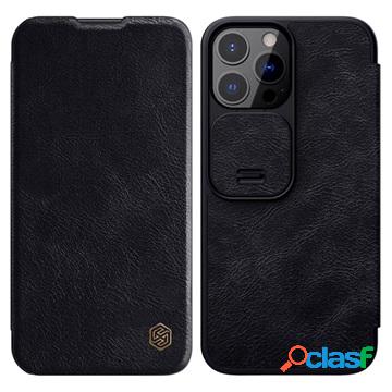 Custodia a Flip Nillkin Qin Pro per iPhone 13 Pro Max - Nera