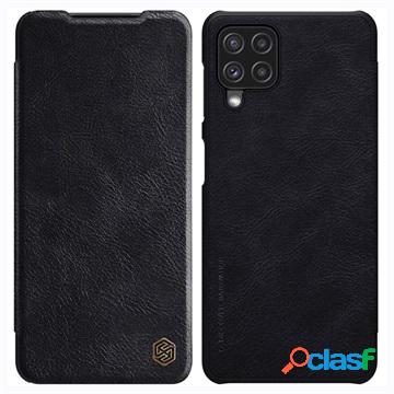 Custodia a Flip Nillkin Qin per Samsung Galaxy A22 4G - Nera