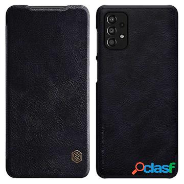 Custodia a Flip Nillkin Qin per Samsung Galaxy A33 5G - Nera