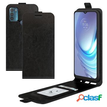 Custodia a Flip Verticale per Motorola Moto G50 - Nera