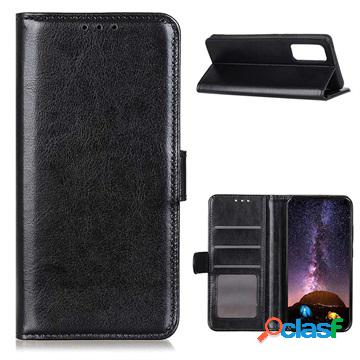 Custodia a Portafoglio per Samsung Galaxy A72 5G - Nera